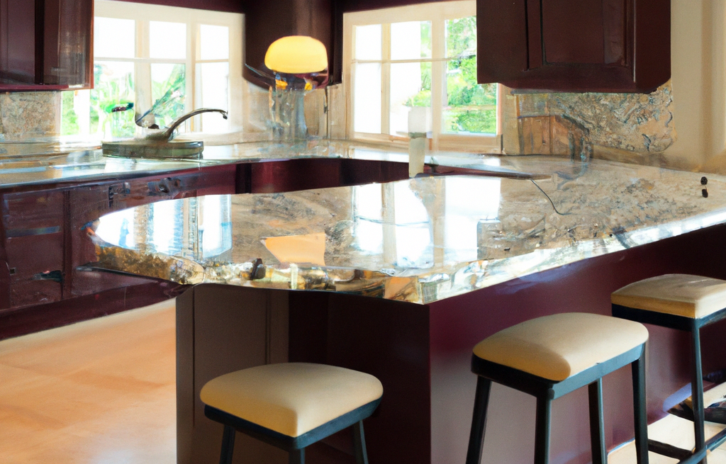 Granite Top Kitchen Island With Seating idea 1