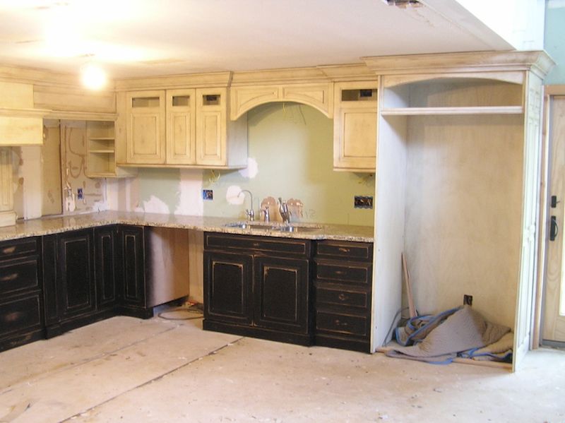 Black Kitchen Island photo - 2