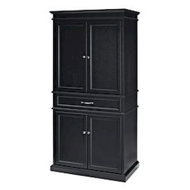 Black Kitchen Pantry Cabinet photo - 3