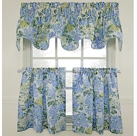 Blue And White Kitchen Curtains photo - 3