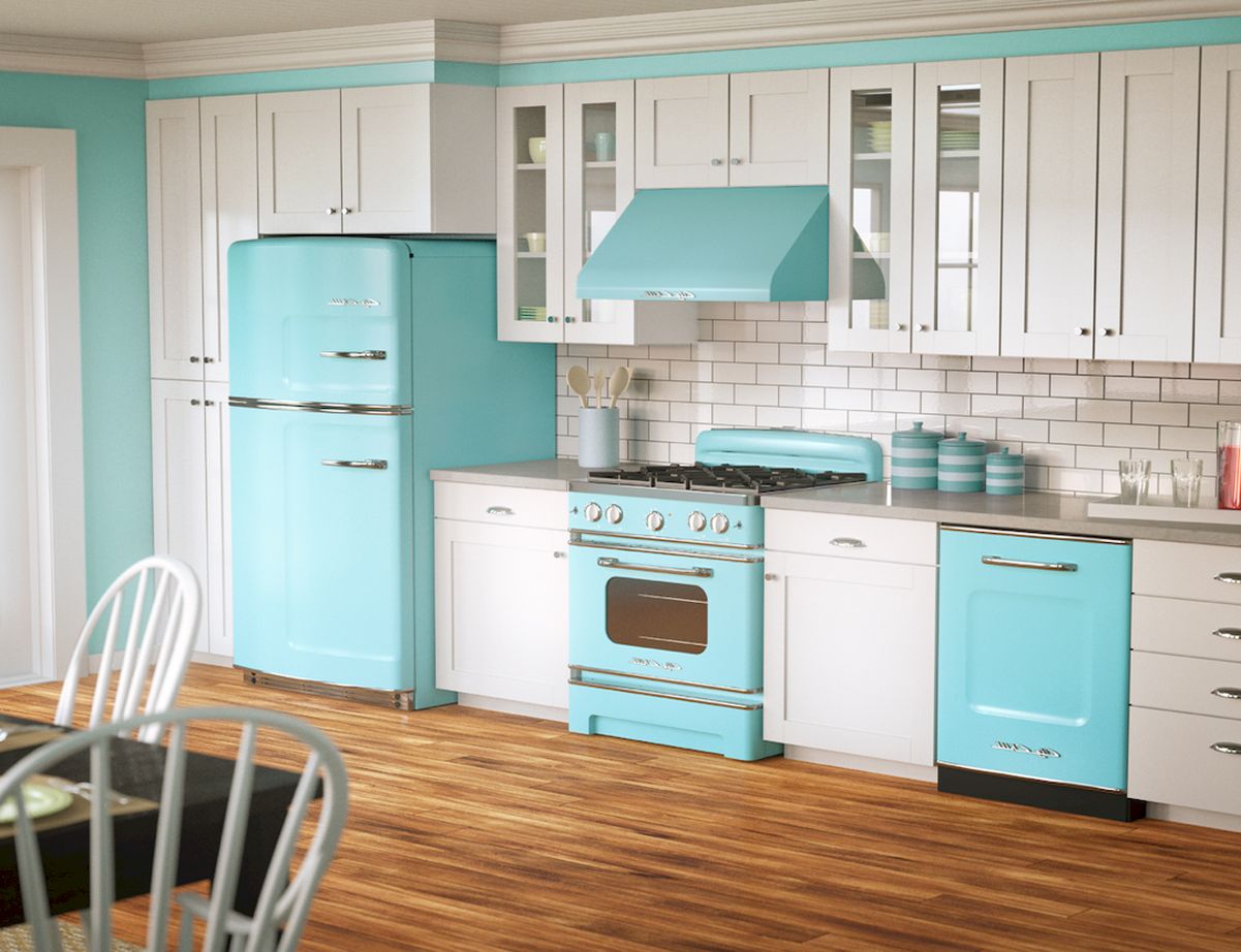 Blue Kitchen Appliances photo - 2