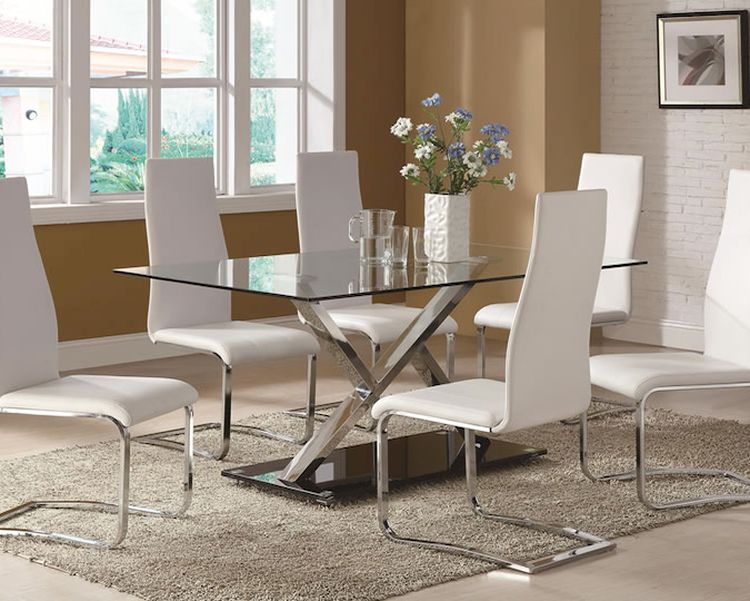Glass Kitchen Table And Chairs photo - 3