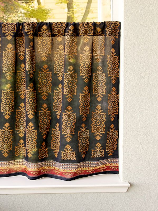 Gold Kitchen Curtains photo - 2