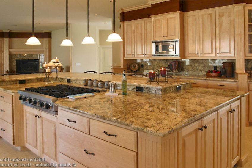 Granite Top Kitchen Island With Seating photo - 4