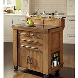 Kitchen Cart With Stainless Steel Top photo - 4