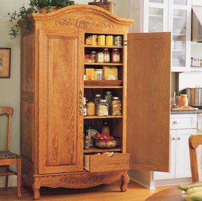Kitchen Pantry Cabinet Freestanding photo - 1