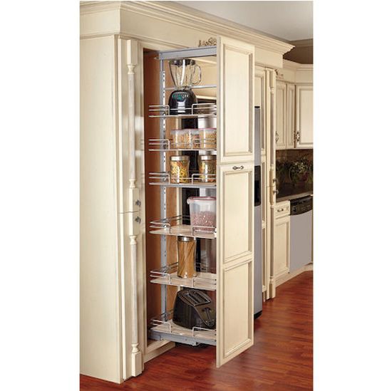 Kitchen Pantry Cabinet With Pull Out Shelves photo - 3
