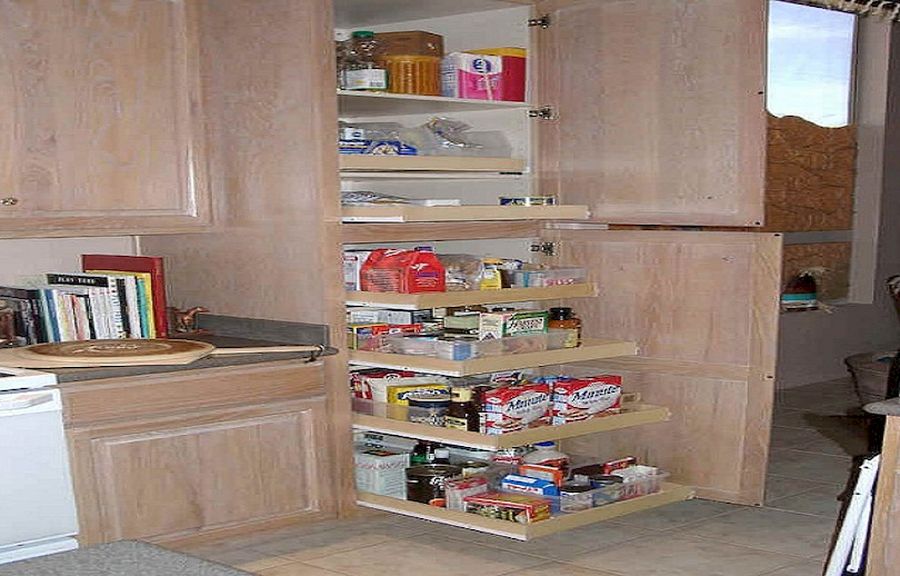 Kitchen Pantry Cabinet With Pull Out Shelves photo - 4