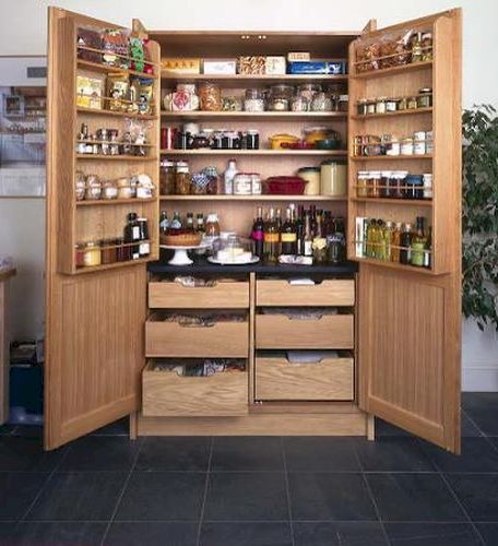 Kitchen Pantry Cabinets Freestanding photo - 2