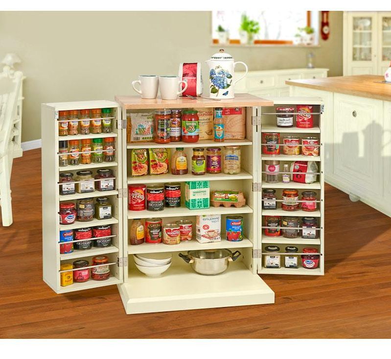 Kitchen Pantry Cabinets Freestanding photo - 5