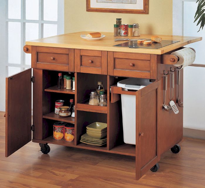 Mobile Kitchen Island With Seating Images, Where to Buy?