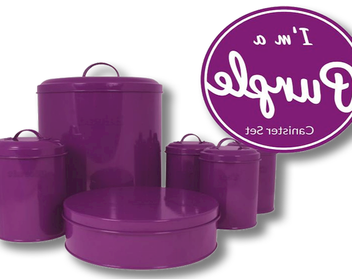 Purple Kitchen Canisters photo - 5