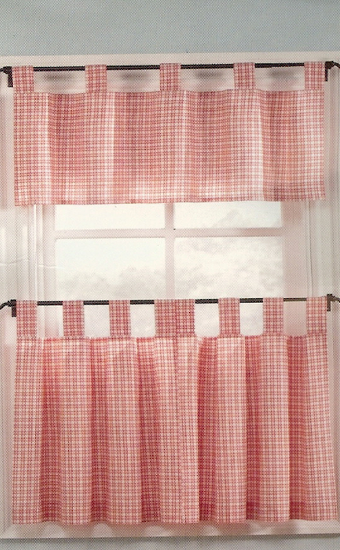 Red And White Kitchen Curtains photo - 3