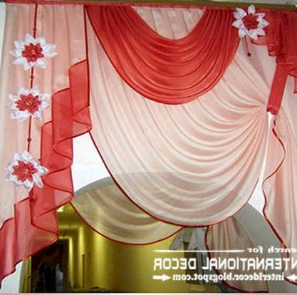 Red And White Kitchen Curtains photo - 4
