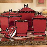 Red Canister Sets For Kitchen photo - 1