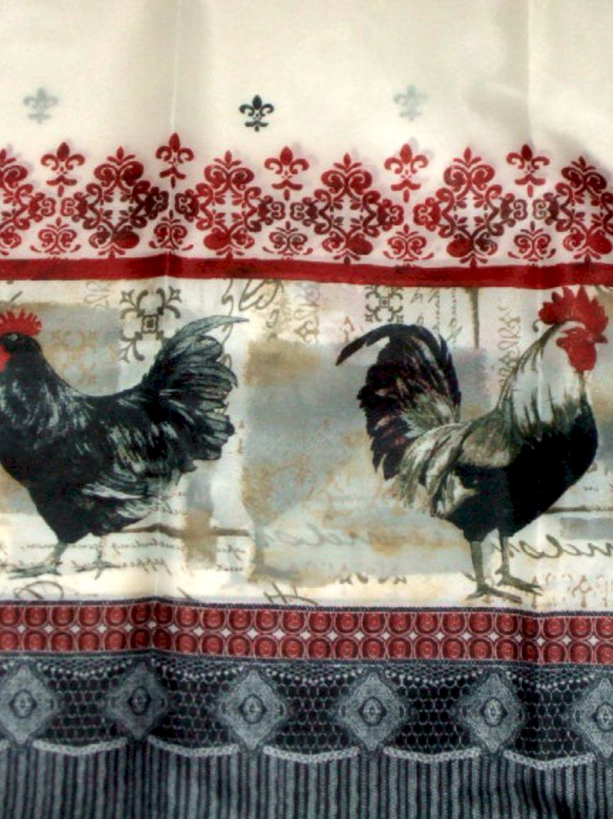 Rooster Curtains For Kitchen photo - 4