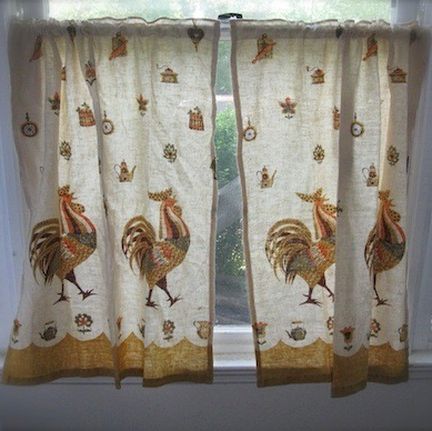 Rooster Kitchen Curtains photo - 1