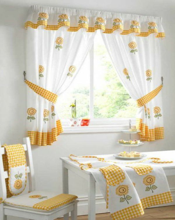 Sunflower Curtains Kitchen photo - 4