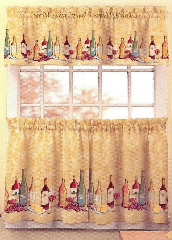 Wine Kitchen Curtains photo - 1